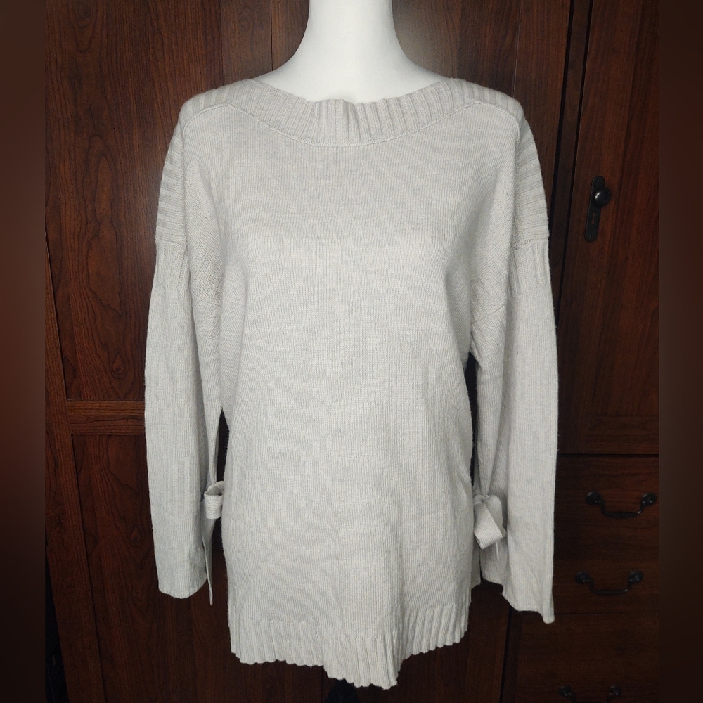 Lucky Brand Tie Sleeve Wool Cashmere Blend